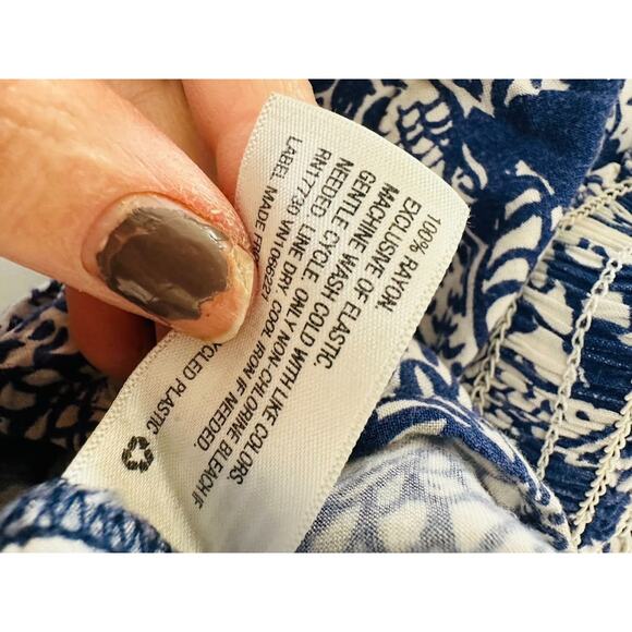 Lilly Pulitzer x Target Womens XXL Upstream Fish Print Strapless Jumpsuit Beachy - Picture 7 of 8